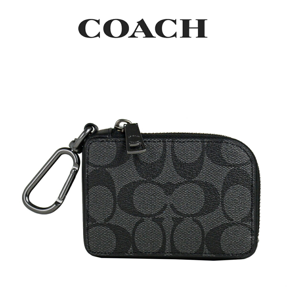 コーチ キーケース コーチ COACH アウトレット メンズ 小物 キーケース CB927 QBO4G(チャコール) シグネチャー