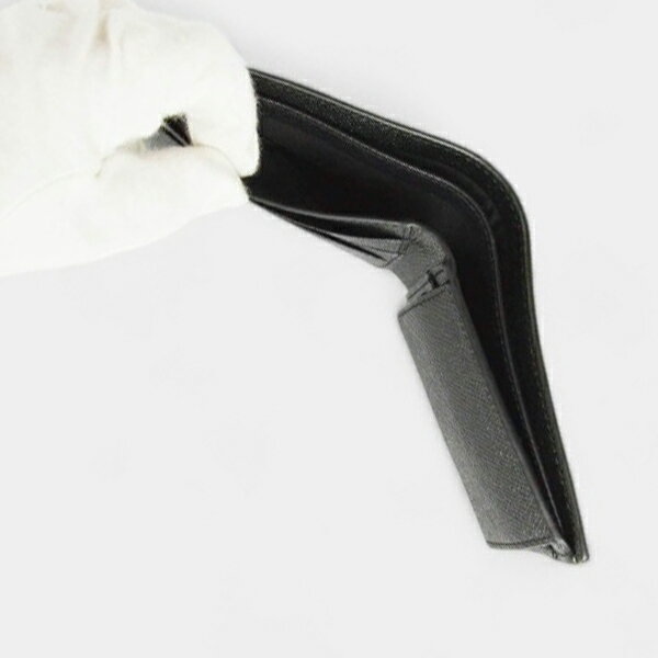 【RSL】【コーチ巾着＆紙袋付き・ラッピング済み】 コーチ COACH アウトレット メンズ 財布 二つ折り財布 CU371 QB/BK(ブラック) ブラック