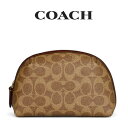 コーチ（COACH) コーチ COACH アウトレット レディース 小物 ポーチ・リストレット コスメポーチ C4196 B4NQ4(ブラス×タン ラスト) シグネチャー