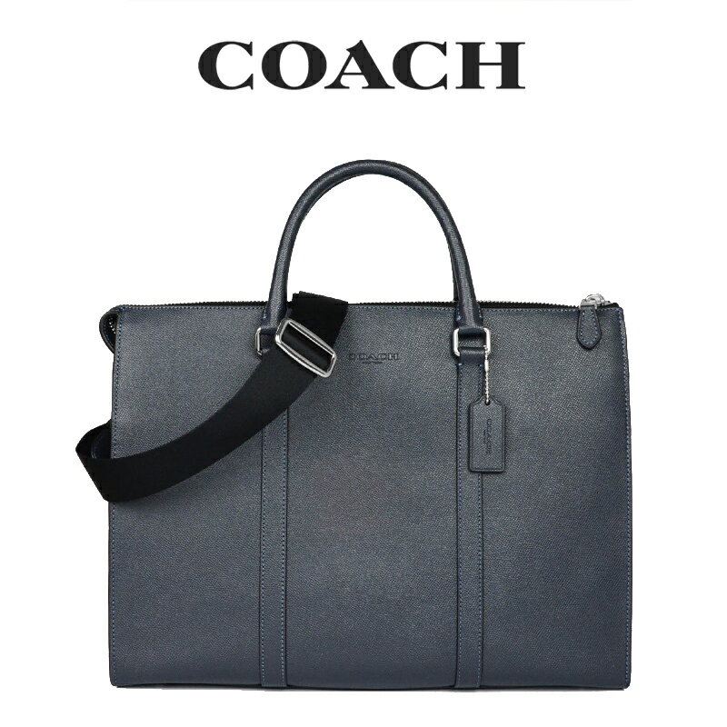 コーチ COACH アウトレット メンズ バッグ ビジネスバッグ CE439 SVBHP(シルバー×ミッドナイト ネイビー) ネイビー