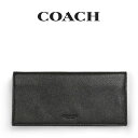 コーチ 二つ折り財布 メンズ コーチ COACH アウトレット メンズ 財布 二つ折り長財布 5003 BLK(ブラック) ブラック