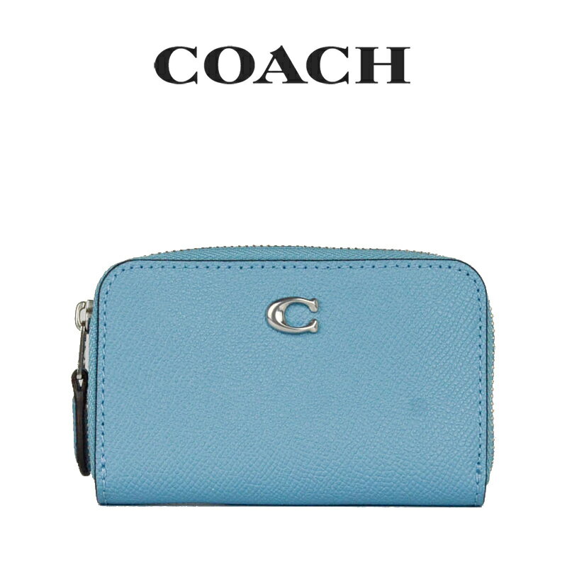 コーチ（COACH) コーチ COACH アウトレット レディース 小物 カードケース C6723 LHPOL(シルバー×プール) ブルー