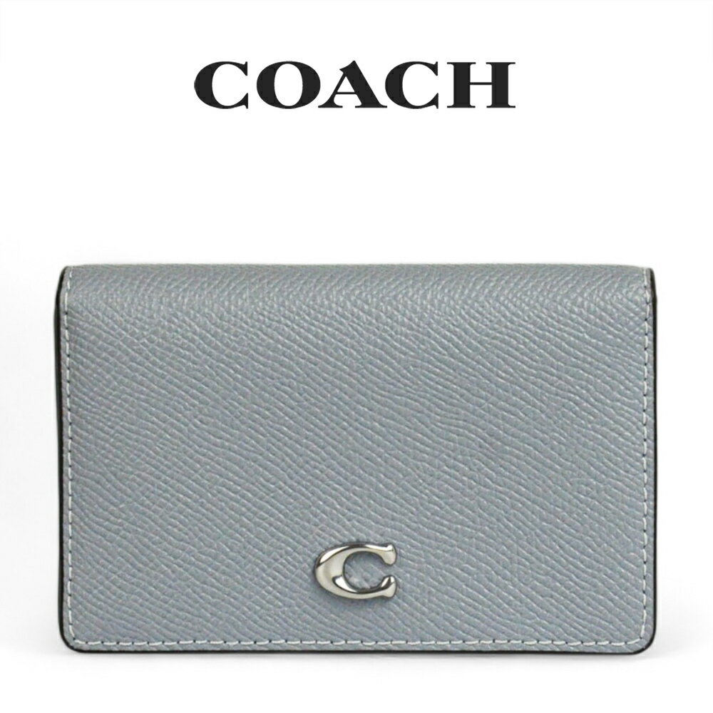 コーチ 名刺入れ コーチ COACH アウトレット レディース 小物 カードケース 名刺入れ CH800 LHN19(グレー ブルー) グレー