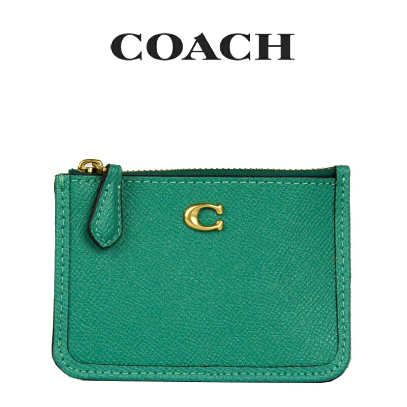 コーチ 名刺入れ コーチ COACH アウトレット レディース 小物 カードケース 名刺入れ CH810 B4AEE(ブラス×ブライト グリーン) グリーン