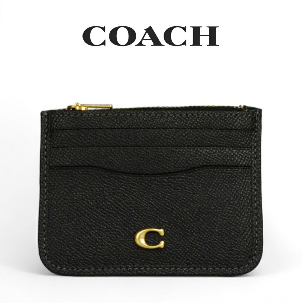 コーチ 名刺入れ コーチ COACH アウトレット レディース 小物 カードケース 名刺入れ CH817 B4/BK(ブラス×ブラック) ブラック