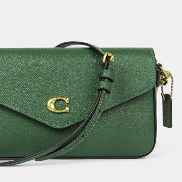 コーチ COACH アウトレット 誕生日プレゼント レディース バッグ ミニショルダー ショルダーバッグ C8439 B4AR2(ブラス×ハンター グリーン) グリーン 緑 (女性 プレゼント お財布バッグ 小さめ ななめ掛け 旅行バッグ)