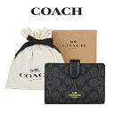 ★ 【コーチ巾着＆紙袋付き・ラッピング済み】 ギフトセット コーチ COACH アウトレット レディース 財布 二つ折り財布 33034 LIE3B(ネイビー系)