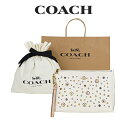 ★ 【コーチ巾着＆紙袋付き・ラッピング済み】 ギフトセット コーチ COACH アウトレット レディース バッグ ハンドバッグ ファスナー開閉 72400 B4CAH(ブラス×チョーク マルチ) 花柄【在庫処分】