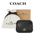 コーチ（COACH) 【コーチ巾着＆紙袋付き・ラッピング済み】 ギフトセット コーチ COACH アウトレット レディース 財布 コインケース 小銭入れ C7517 IMBLK(ブラック) ブラック