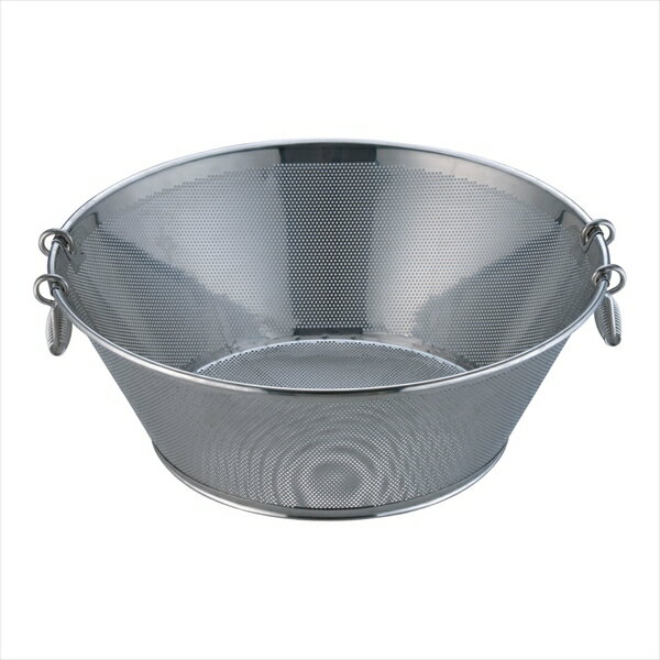 YUKIWA UK18−8パンチング平底揚ざる [ 51cm ] AAG31051