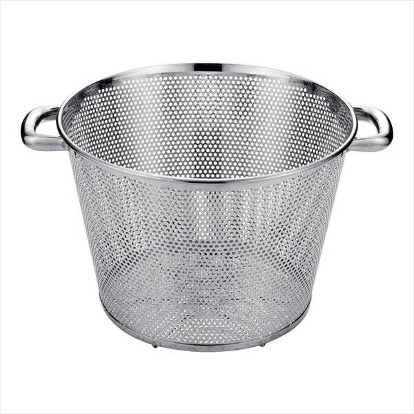 YUKIWA UK 18-8パンチング深型揚げざる [ パイプハンドル 45cm ] AZL8002