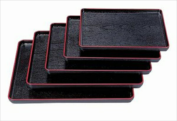 直送品■大寿木目盆黒天朱SL（ノンスリップ） [ 尺215235100 ] RBVB702