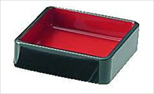 直送品■角薬味皿黒内朱 [ 48050720 ] RYKB8