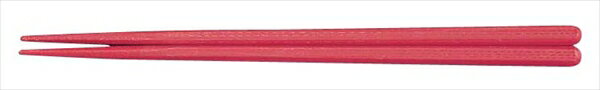 PBT六角箸（10膳入） [ 90030220朱 ][ 9-1844-0202 ] RHSA602