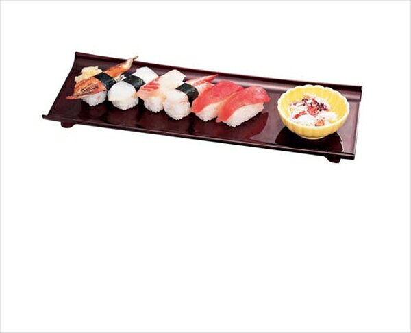 锅, 平底煎锅 - 直送品■尺2長手春日盛器L型足付溜毘沙門天塗 [ 45015065 ] RFKB001 [ 1-2165-1901 ]