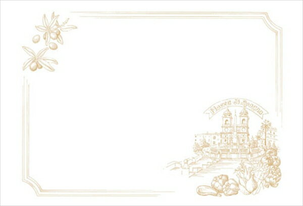洋風・中華テーブルマット（100枚入） [ スペイン広場ベージュ505 ][ 9-2195-0401 ] QTC58