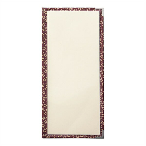 Aim(えいむ) PP布地クリアテーピングメニューブック [ 桜柄　PTA−41S　赤 ] PMB0202