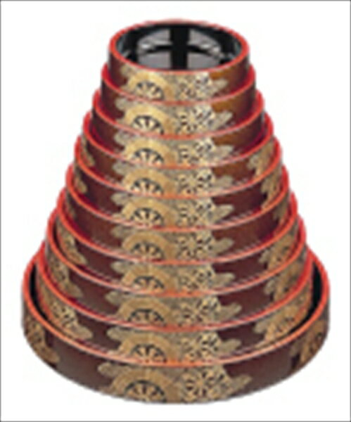 直送品■DX富士型すし桶梨地御所車尺1寸 ROK1805