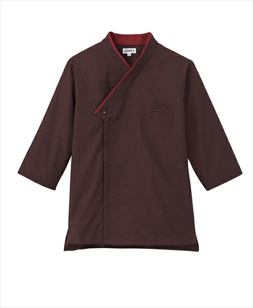 サーヴォ 男女兼用ショップコート JT-1258 [ SS （エンジ） ] SKC3301