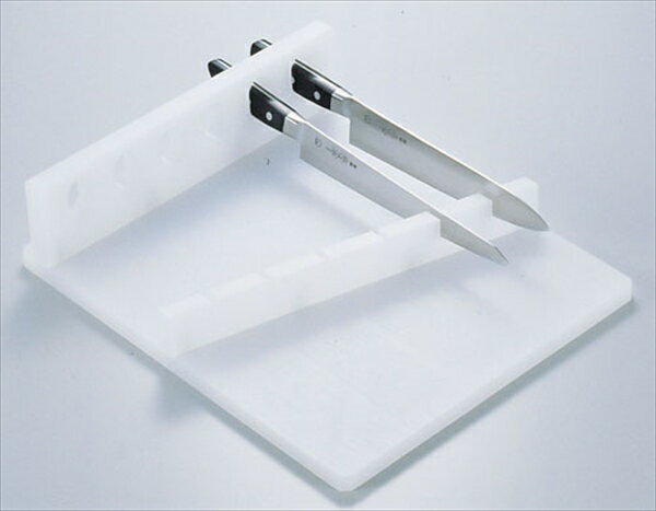 山県化学 PE6本用水平式庖丁置き台 AHU48