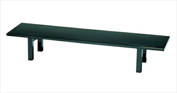 直送品■宴会机黒乾漆調メラミンTS46−08K [ 1500×450×H320 ] UEV04003