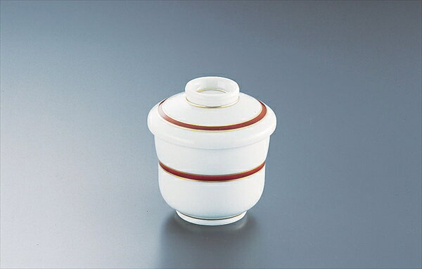 直送品■M5−36赤筋ミニむし碗 RMP3101