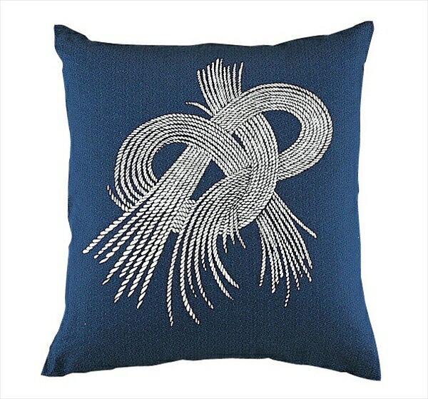 直送品■綿座布団IT結び181青 [ 550×510カバーのみ ] UZB8702