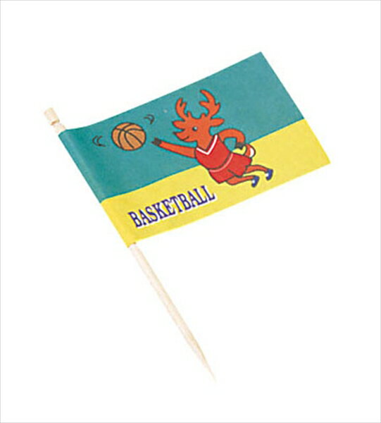 大黒工業 ランチ旗　バスケットボール（200本入） QLV06