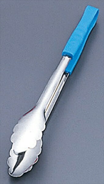 大泉合成 18−8抗菌PPハンドル　カラー万能トング [ 大　ブルー ] BTV3603