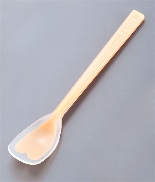 ピティスプーンシリコン一体タイプ [ へら型小オレンジ ][ 9-1838-0406 ] RSP3804