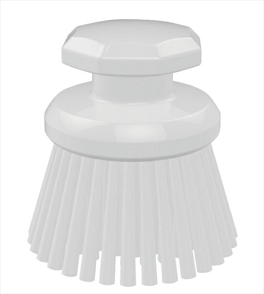 脱毛防止丸型ハンドブラシハード [ 122334ホワイト ][ 9-1277-1305 ] KTLL405