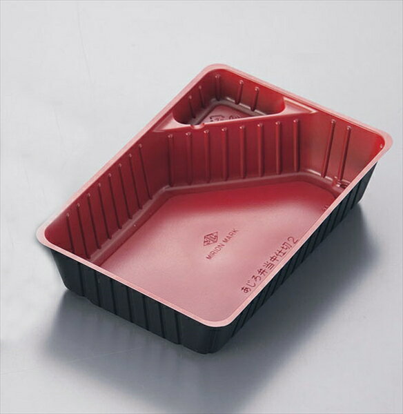 アジロ弁当中仕切り（50入） [ 赤黒 ] XAZ5102