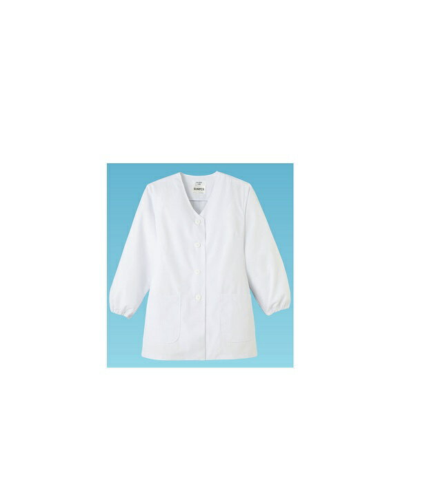 女性用調理衣長袖FA−330 [ 4L ][ 9-1500-0306 ] STY136