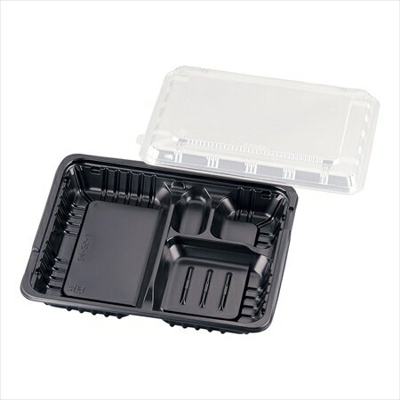 大黒工業 FM弁当容器　透明蓋付（20セット入） [ 中A ] XBV0501