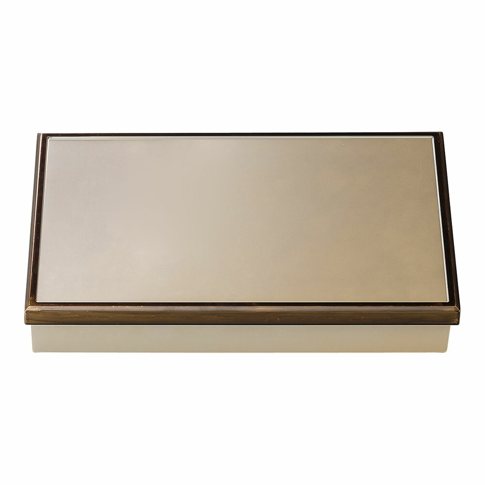 直送品■尺3縁取松花堂蓋渕溜銀内黒 [ 23214350 ] RSU2501