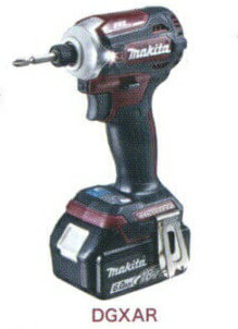 マキタ 18V (6.0Ah)　充電式インパクトドライバTD171DRGXAR【フルセット】 オーセンティックレッド