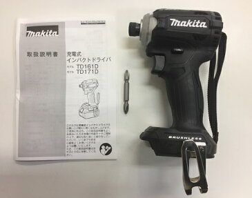 マキタ 18V 充電式インパクトドライバTD171DZB【本体のみ】 黒 ※バッテリ、充電器、ケース別売