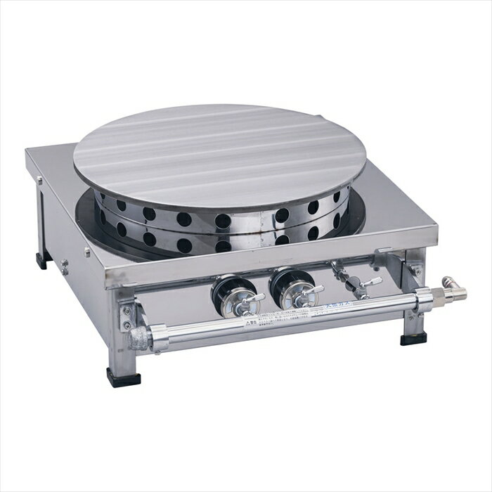 直送品■ガス式クレープ焼器SGC−400 [ 都市ガス ] GKL3802