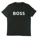 HUGO BOSS ヒューゴボス Tシャツ 半袖 Tee1 メンズ コットン Regular Fit レギュラーフィット BOSSロゴ ダークブルー 50506344 10247491 01 402