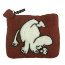 ポーチ KLIPPAN クリッパン ムーミン MOOMIN UP AND DOWN ディープレッド ムーミン アップアンドダウン 北欧 スウェーデン フェルトウール