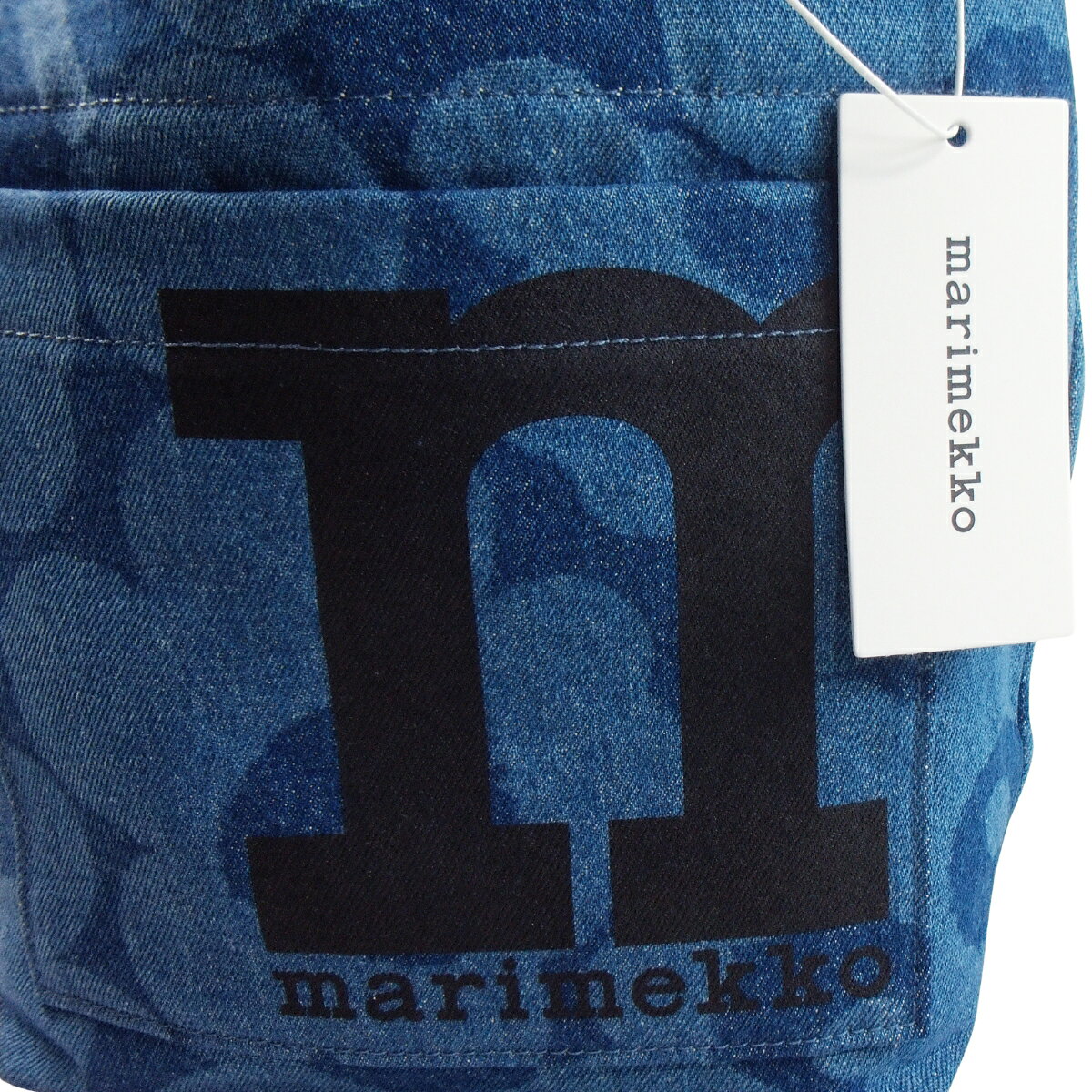 marimekko マリメッコ ミニトートバッグ Mono Mini Tote Unikko ウニッコ デニム ...