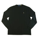 POLO RALPH LAUREN ポロラルフローレン 長袖Tシャツ カットソー CLASSIC FIT クラシックフィット コットン クルーネック ウェア ロングスリーブ ブラック