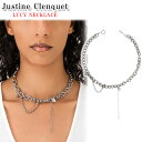ジュスティーヌクランケ ネックレス ルーシー JUSTINE CLENQUET LUCY NECKLACE パラジウム レディース メンズ ユニセックス [アク...