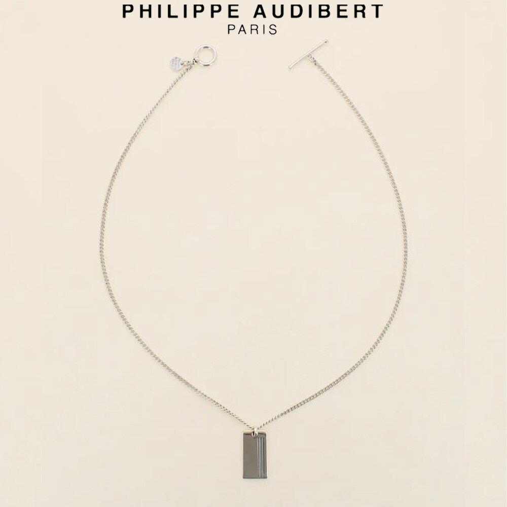 tBbv I[fBx[ Philippe Audibert COLLIER HOMME PLAQUE I v[N lbNX y_g Vo[^ PhilippeAudibert Y