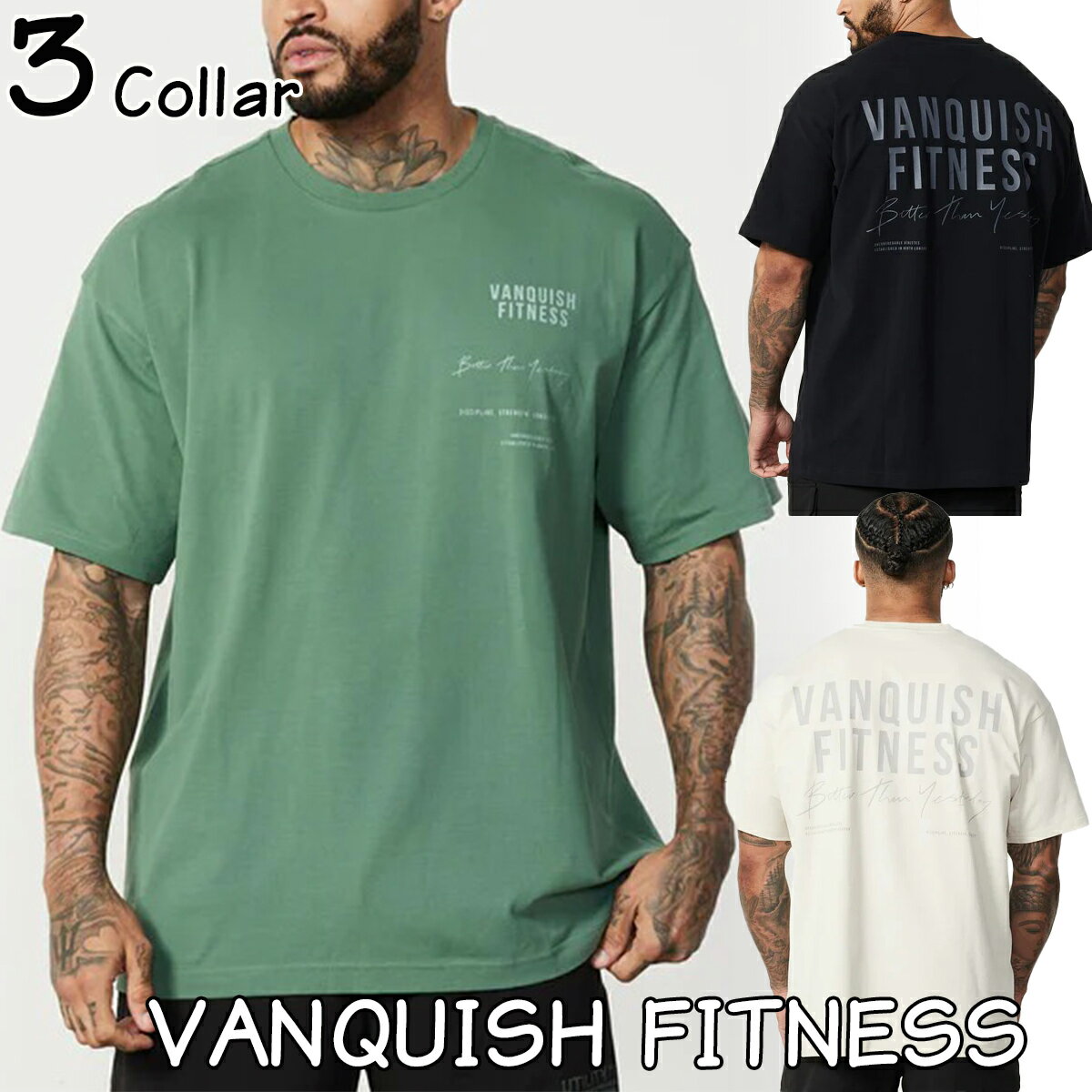 ヴァンキッシュ Tシャツ オーバーサイズ VANQUISH TSP CONSISTENCY OVERSIZED T SHIRT 半袖 メンズ 筋トレ ジム ウエア スポーツ 正規品ユ00582