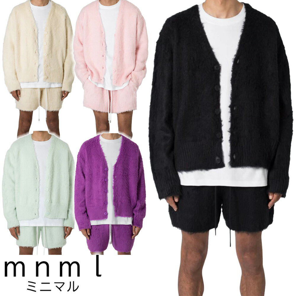 mnml ~j} J[fBK Z[^[ FUZZY CARDIGAN SWEATER wA J[fBK MNML ؍ t@bV Y fB[X [ߗ] 00572