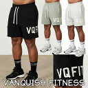 ヴァンキッシュ ショートパンツ ハーフパンツ VANQUISH VQFIT DISTRESSED PRINT SHORTS ショーツ 短パン メンズ 筋トレ ジム ウエア スポーツウェア 正規品[衣類]