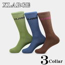 XLARGE \bNX GNXg[W Unisex 91 Text Sock 3 Pack C  ANZT[ S Xg[g Y fB[X jZbNX Ki XL721010[ߗ] 00582