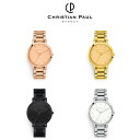 Christian Paul クリスチャンポール 43mm CAPITAL COLLECTION レディース メンズ ユニセックス 腕時計 ステンレススチールリンクバンド クオーツ ウォッチ プレゼント 贈り物 新生活 記念日 ギフト フォーマル カジュアル ペアウォッチ 時計