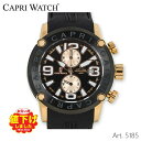 CAPRI WATCH JvEHb` Chrono Rocks Black Rose Gold Art. 5185 CAPRIWATCH ubN NmOt rv Y v EHb` v[g 蕨 V LO Mtg tH[} JWA yAEHb`[v]